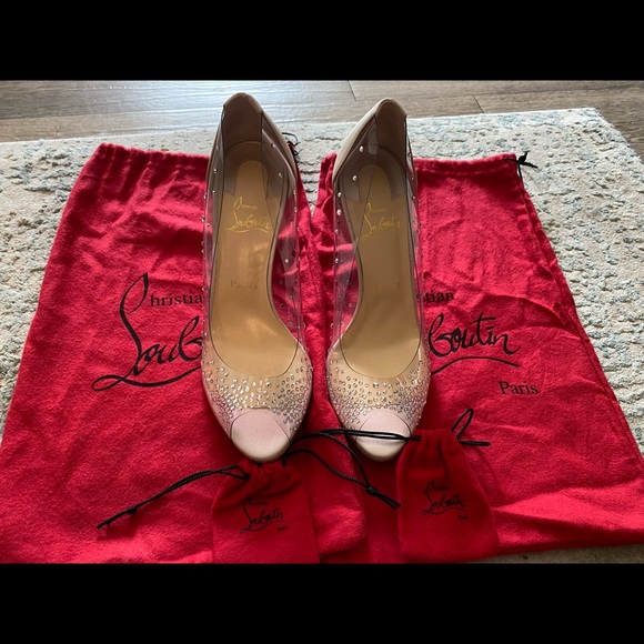 Sucre Glacé 85MM Swarovski Christian Louboutins - Picture 2 of 8